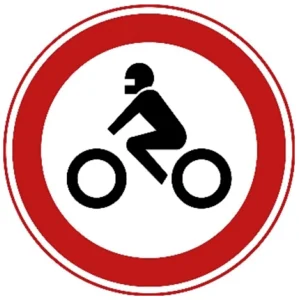 Gesloten voor motorfietsen