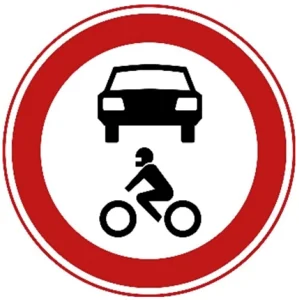 Gesloten voor alle motorvoertuigen