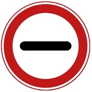 Stop. In het bord kan worden aangegeven door wie of waarom het bord wordt toegepast