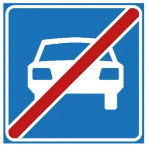 End of expressway