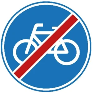 Einde verplicht fietspad