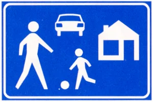 Residential/shared-space zone