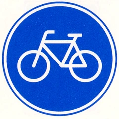 Bord G11: Verplicht fietspad