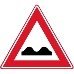 Bord J1: slecht wegdek