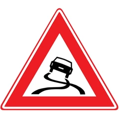 Bord J20: Slipgevaar